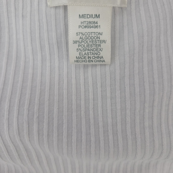 Bozzolo White Short Sleeve Women's Top - Picture 4 of 4